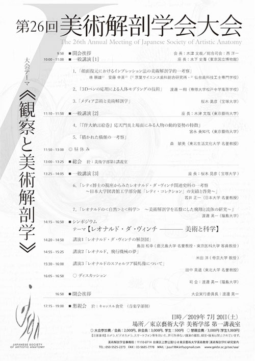 観察と美術解剖学